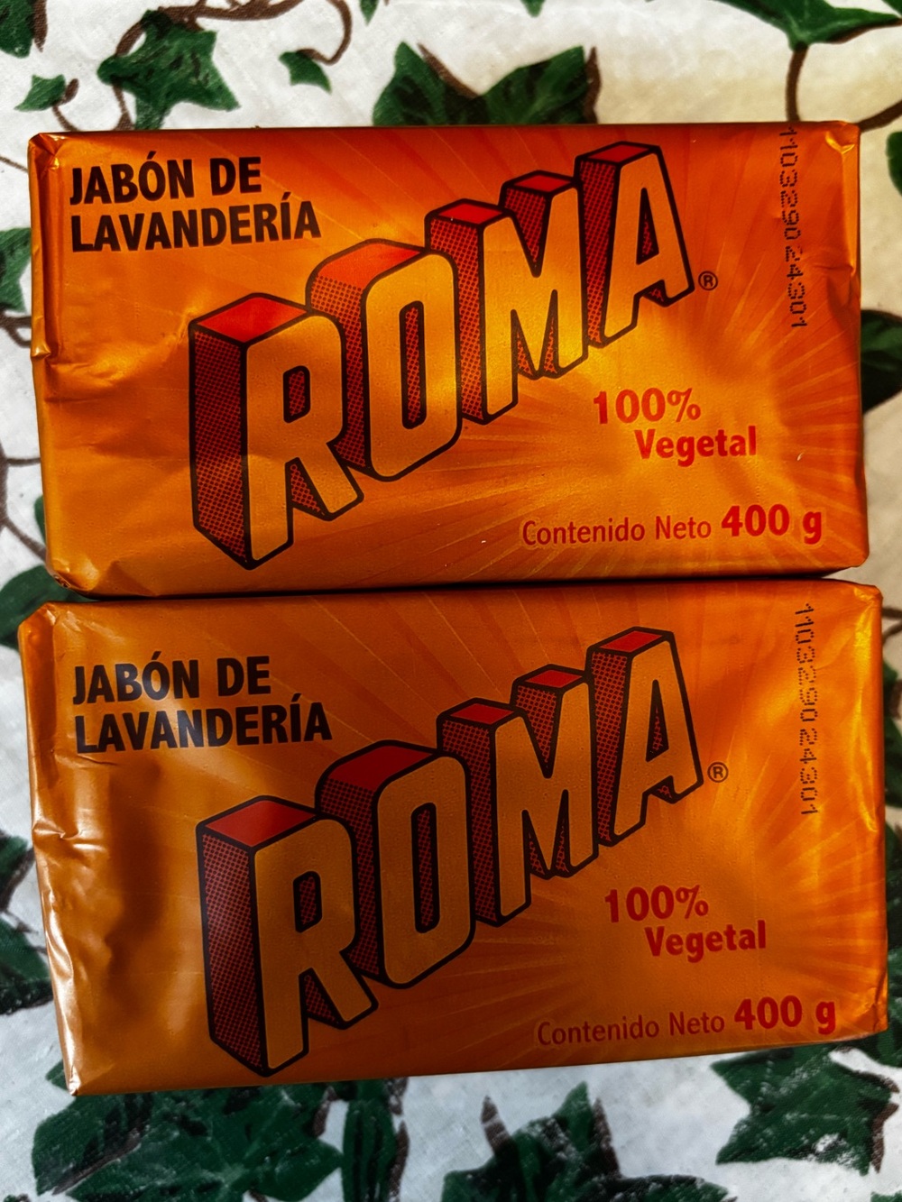 ROMA Orange Laundry Soap Bars – Bright Orange Pack
